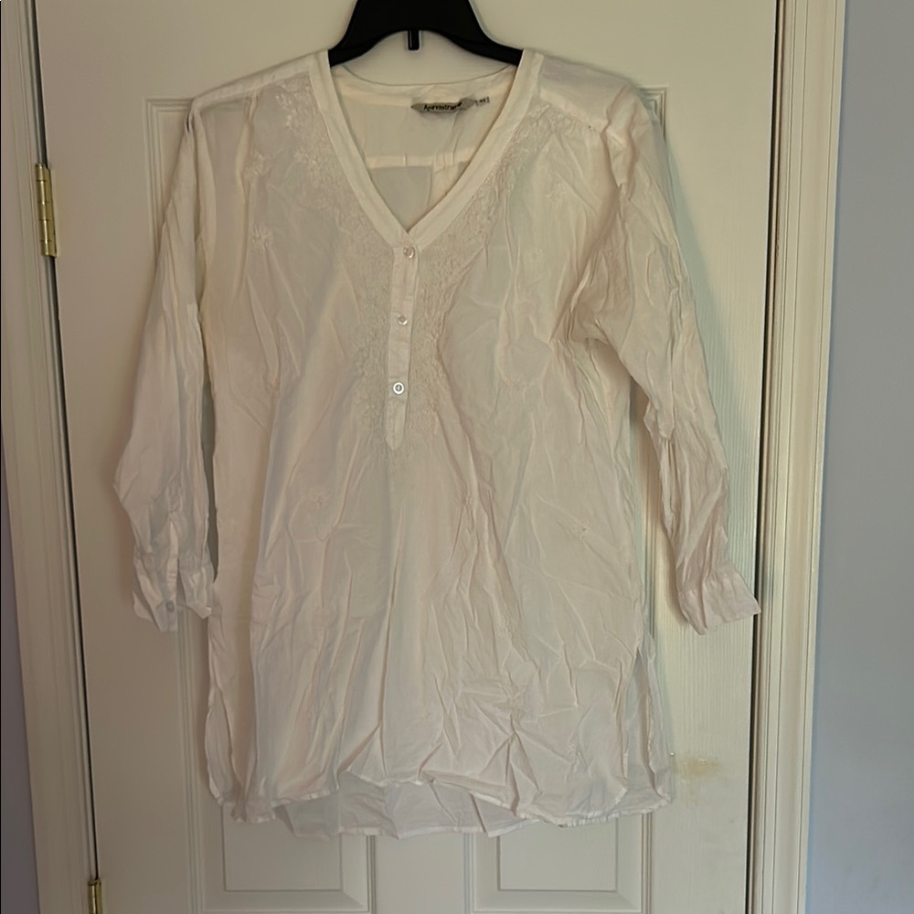 Elegant White Women's Top
